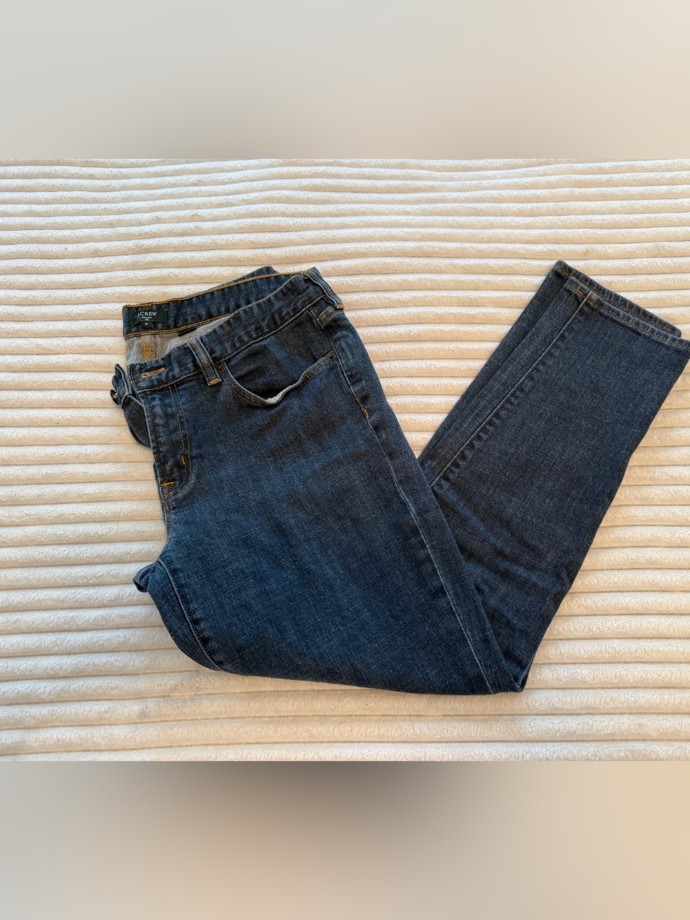 J. Crew womens Indigo Straight Jeans